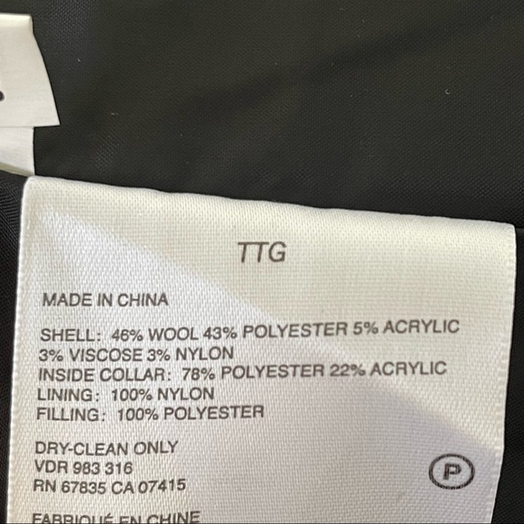 Mens Nautica XXL Black Wool Vest - Picture 5 of 10